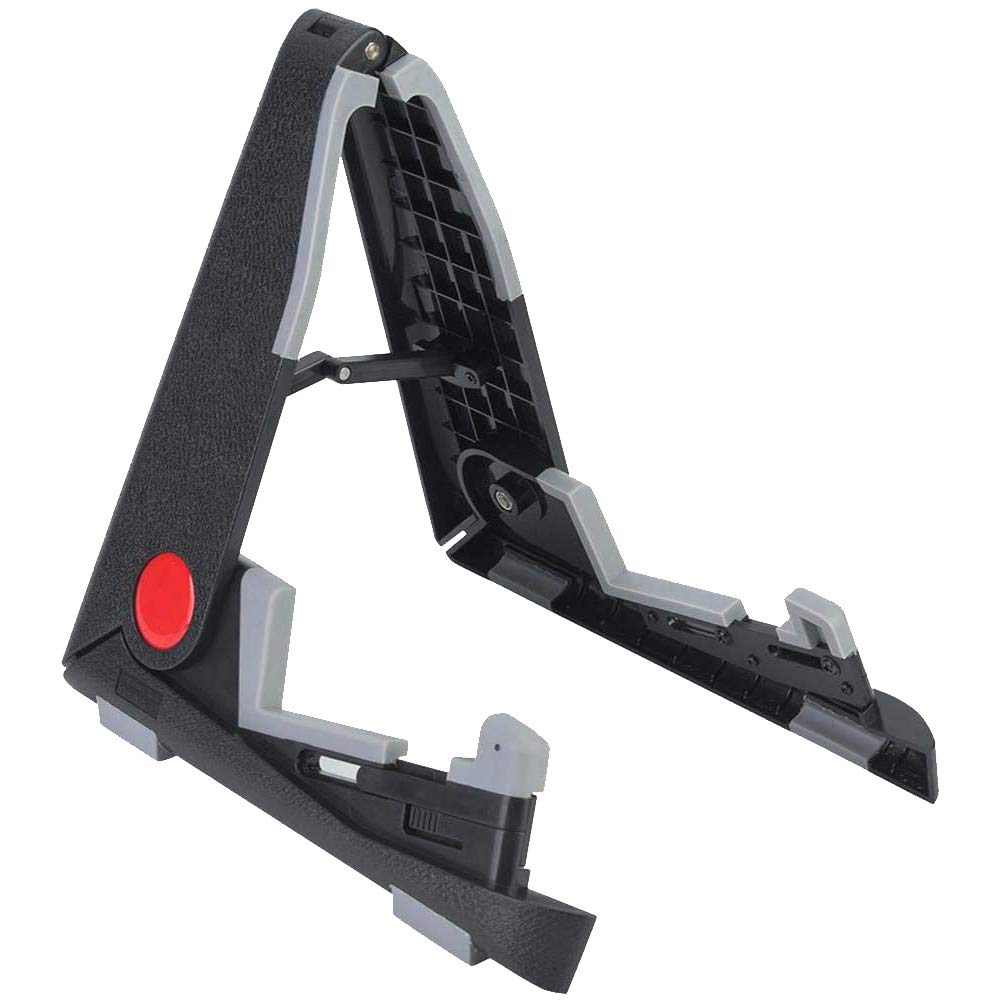 Ergugos Ukulele Stand, Mandolin, Violin Stand, Foldable Guitar Stand, Anti-Tip, Adjustable, High-Strength Plastic, Lightweight, Compact, Holder for