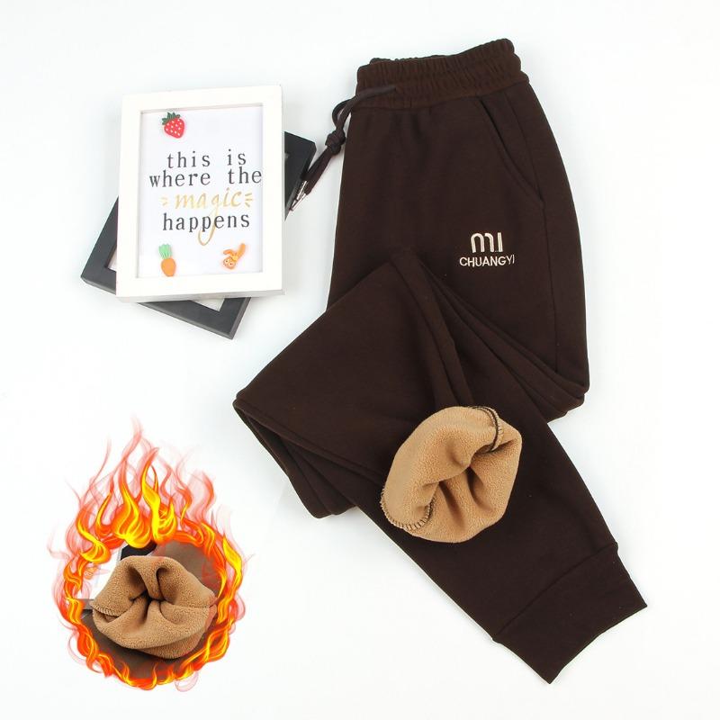 Harlan pants women's radish pants thin pants women's fleece sweatpants autumn and winter women's pants leggings windproof pants