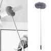 Extra   Round Duster 360 Degree Rotation Multifunctional Washable Ceiling Fan Duster 140cm Dust Removal Tool for High Ceilings Furniture
