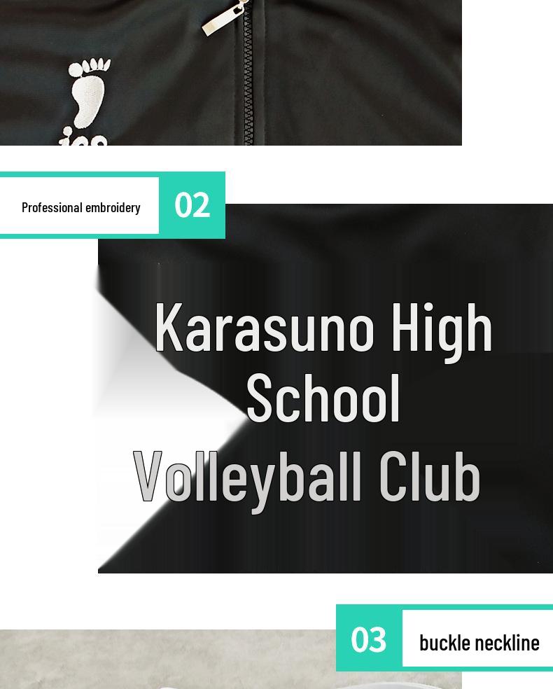 Soulmanxuan Haikyuu!! Volleyball Club Cosplay Uniform - Karasuno, Nekoma, Inarizaki, Fukurodani, Aoba