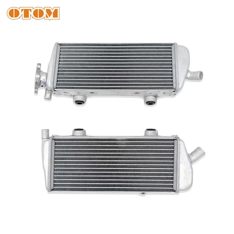 OTOM Motorcycle Left Right Radiator Engine Cooler Aluminium Cooling For KTM SXF XCF SMR HUSQVARNA FC FS 250 350 450 2007-2015