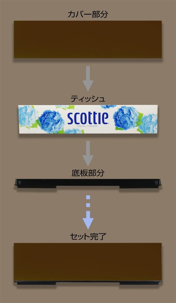 Tatsucraft Wood Grain Tissue Box Case, Wood Grain Black, Tissue Case, Car Tissue Case, Stylish and Cute Tissue Cover, Tissue Box Case, Tissue Box