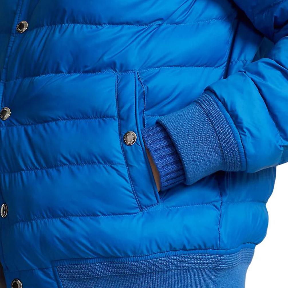 Polo Ralph Lauren Iconic Embroidered Pony Logo Cotton Jacket Women Jacket Blue 211924043-001