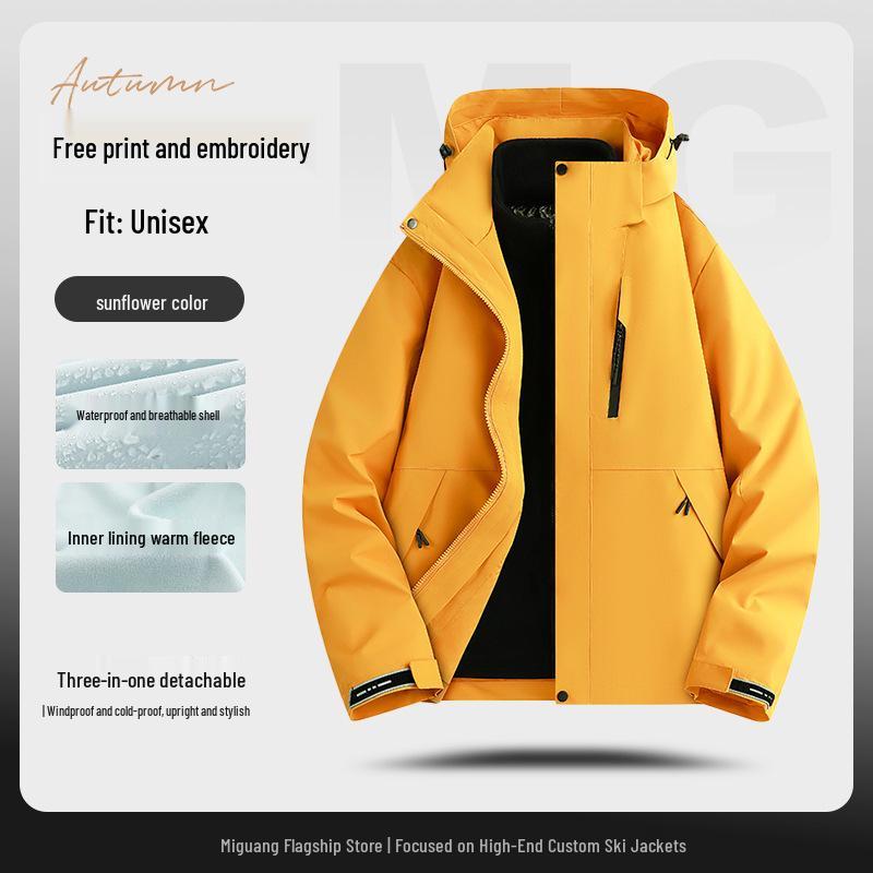 Giacca Tre in Uno da Lavoro Personalizzata Negozio 4S Tesla - Uniforme da Lavoro con Logo Ricamato