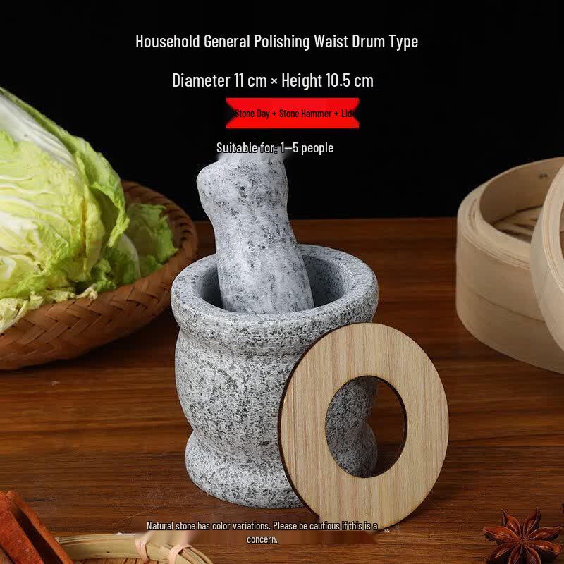 Qiwei Manual Silicone Garlic Mortar