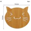 Hollow Out Wooden Coaster Kitchen Tableware Insulation Mats Thickened Anti Scalding Meal Anti Slip Pan Bowl Plate Pad
