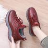 Fashion Women's Cotton Shoes Middle-aged and Elderly Thick-soled Non-slip Waterproof Walking Shoes Plus Velvet Warm Mother Sports Shoes