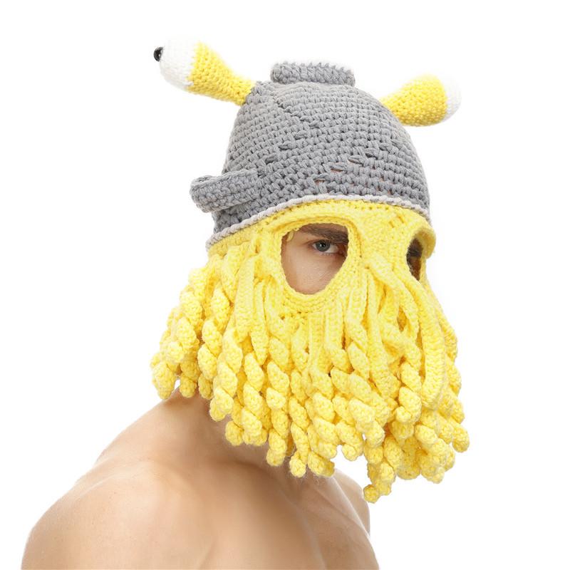 Unisex Master Yoda Star Wars Crochet Beanie - Funny Cosplay Chuunibyo Hat for Adults