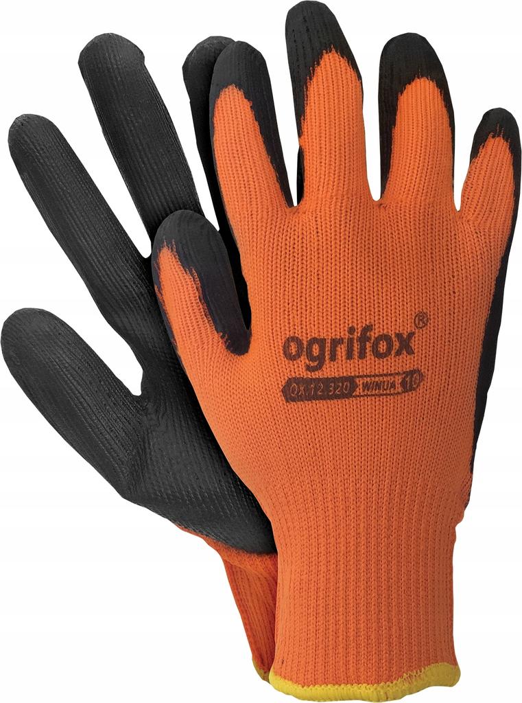 Work Gloves / Insulated / Orange-Black / Size: 10 - / Ox-Winua_Pb