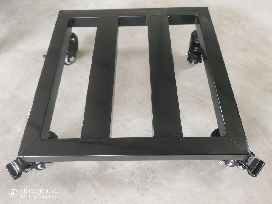 Heavy Duty Flatbed Trolley with Large Wheels for Transport