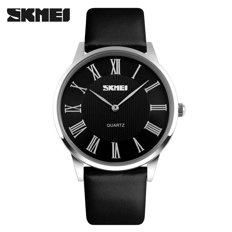 New Creative Men's Quartz Watch Personalized Ultra-thin Watch Men's Fashion Two Stitches Student Watch Trend Business