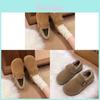 Female Loafers Winter Thick Sole Plush Indoor Outdoor Slip On Casual Shoe For Daily Use