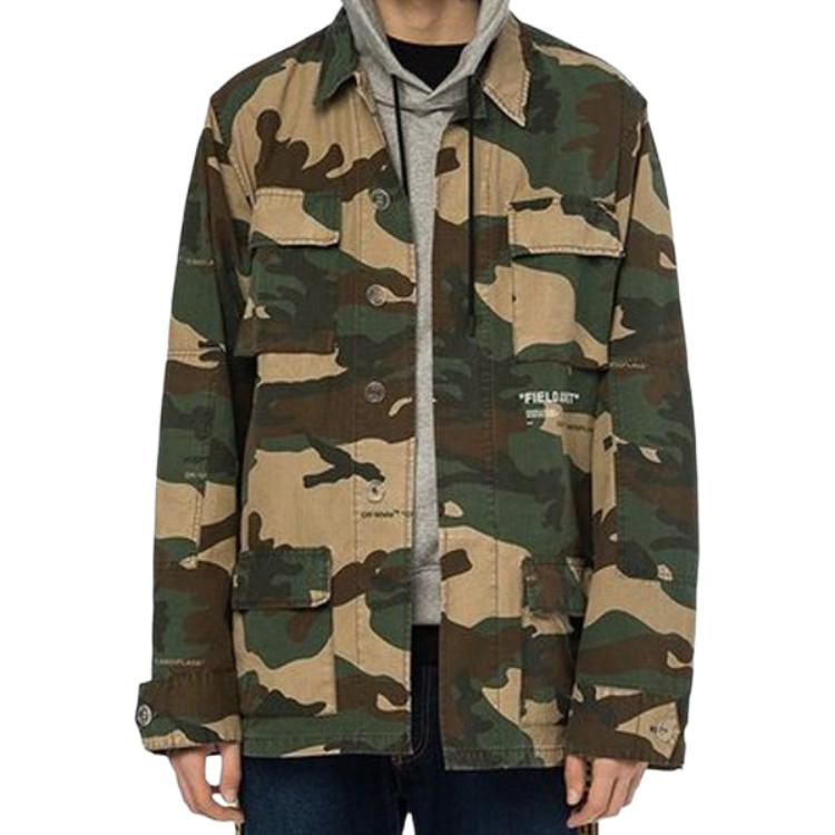 OFF WHITE Giubbotti & Cappotti Uomo Camouflage OMEL003E180260109901