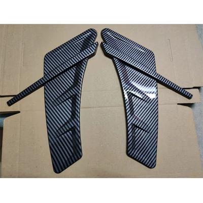 3D Carbon Fiber Style Car Side Wing Flow Fender Grill Intake Vent Trim Stickers