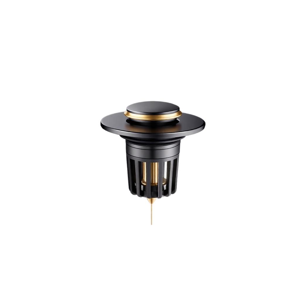 Push Up Sink Stopper for Bathroom, Press Type Spring Plug