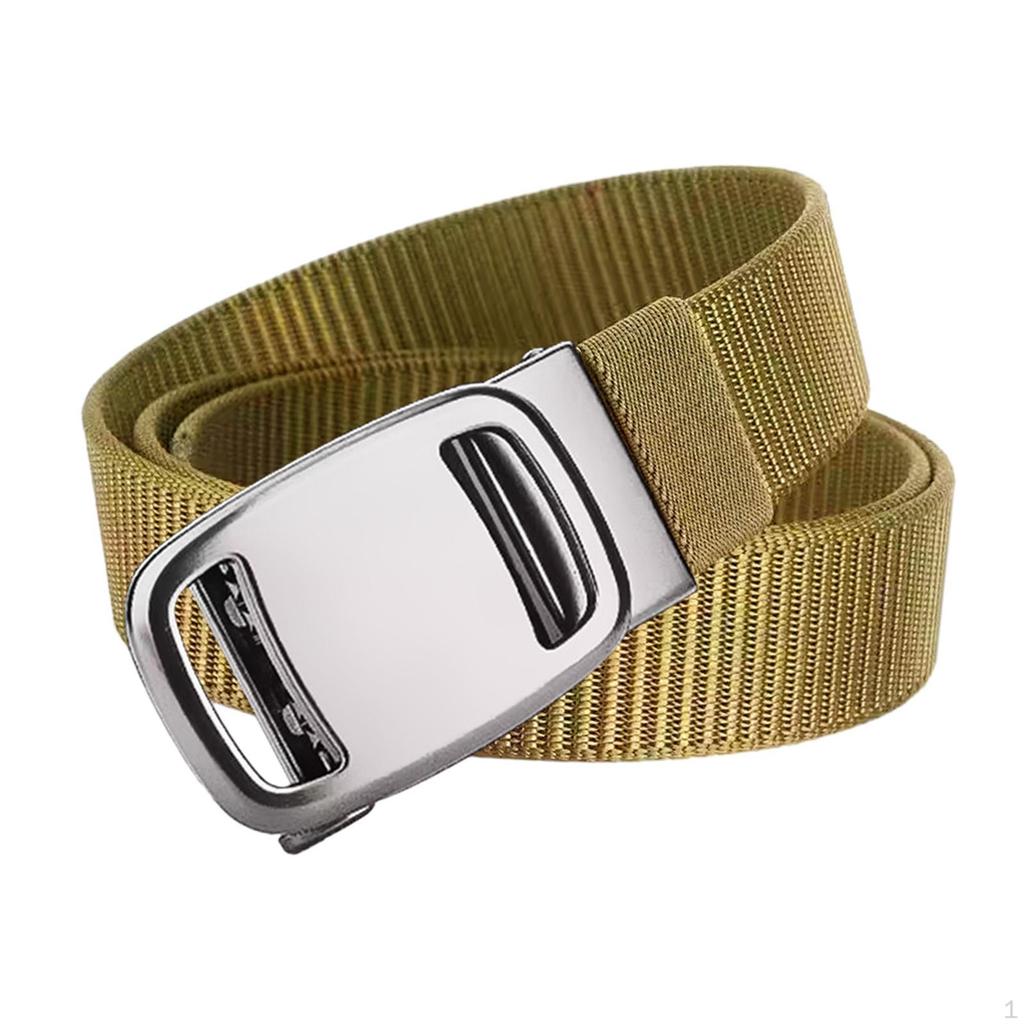 Men's Nylon Belt with Buckle for Outdoor Activities