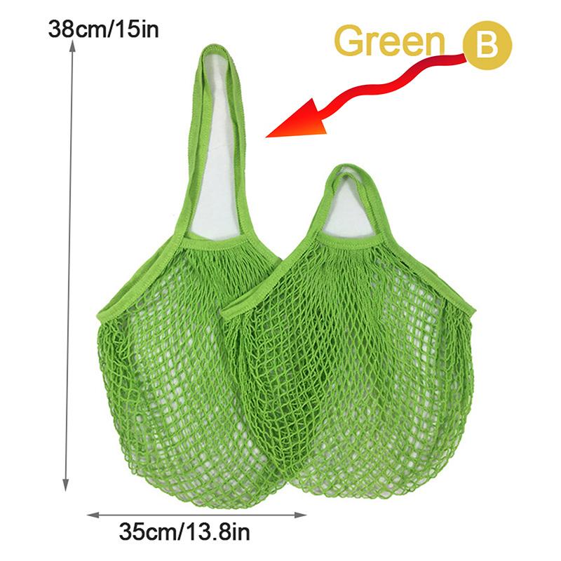 Bolsas reutilizables para productos de supermercado, bolsas de malla de algodón con cordón, bolsas de red para frutas y verduras