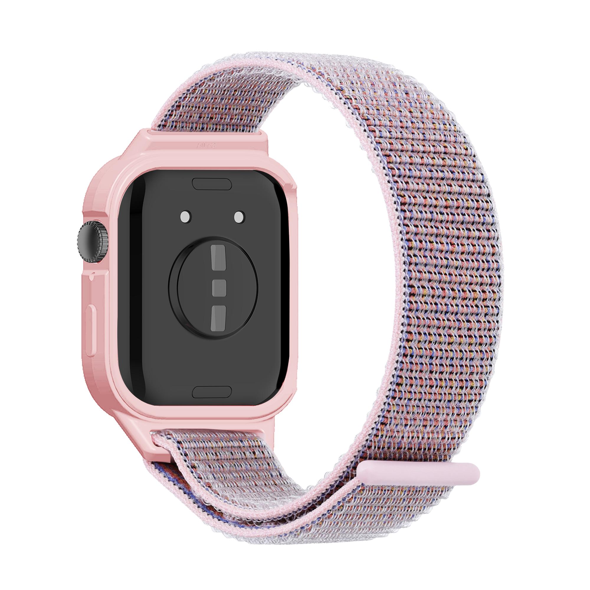 

Нейлоновий ремінець для Huawei Watch Fit 3 Woven Sport Band Correa для Huawei Watch Fit3 Strap Smartwatch Wristband Bracelet Watch Band For hauwei watch Fit3 рожевий