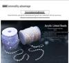 Acrylic Beaded Curtain for Weddings, Aisle Runners, Stage Decor, and Christmas Trees