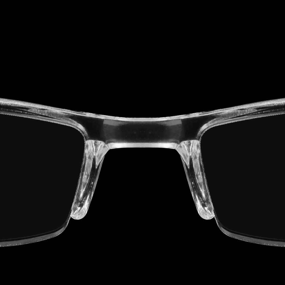 Transparent Silver Ultralight Reading Glasses Flat Mirror Eyewear Presbyopic Glasses Plastic Frame