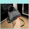 Chic Pu Leather Square Bag For Ladies 2024 Trendy Shoulder Bag With Phone Pocket