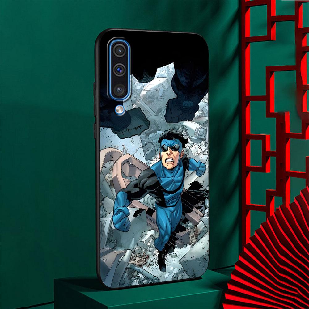 Invincible Comic Case for Samsung Galaxy A10s A50 A50s A02s A03s A20 A30 A20e A70 A70s A20s A30s A10 A40 A04 A04s Black Cover Samsung A04