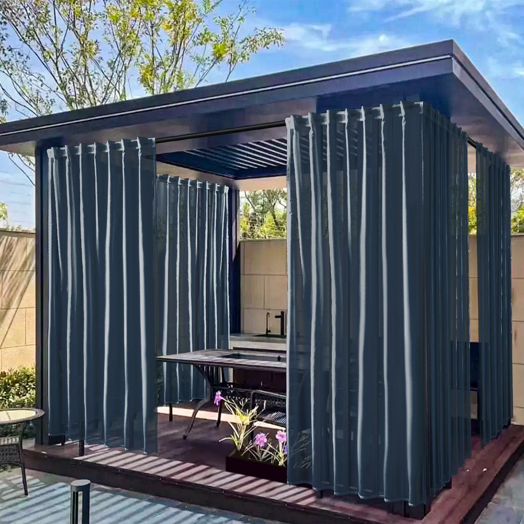 Wasserdichte Fenstermatte Terrasse Außenpavillon Transparenter Sichtschutz Vorhang Außen Fertigprodukt Selbstbau Vorhang