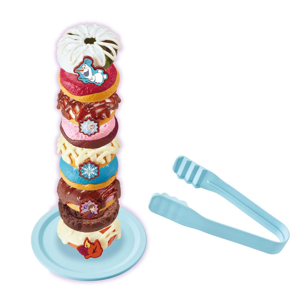 EPOCH Donuts on Donuts Frozen 2 ST Mark Certified For ages 4 and up Toy Game Number of 1 to 4 EPOCH players