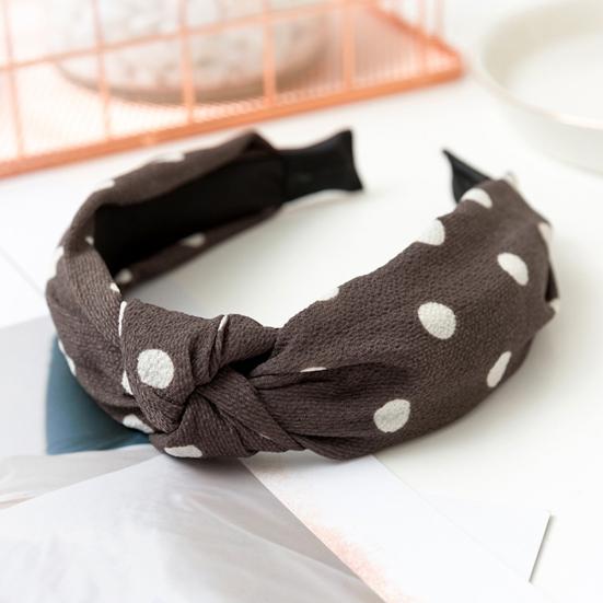 Fashion Bowknot Polka Dot Women's Cloth Hairband Headband Hair Accessories