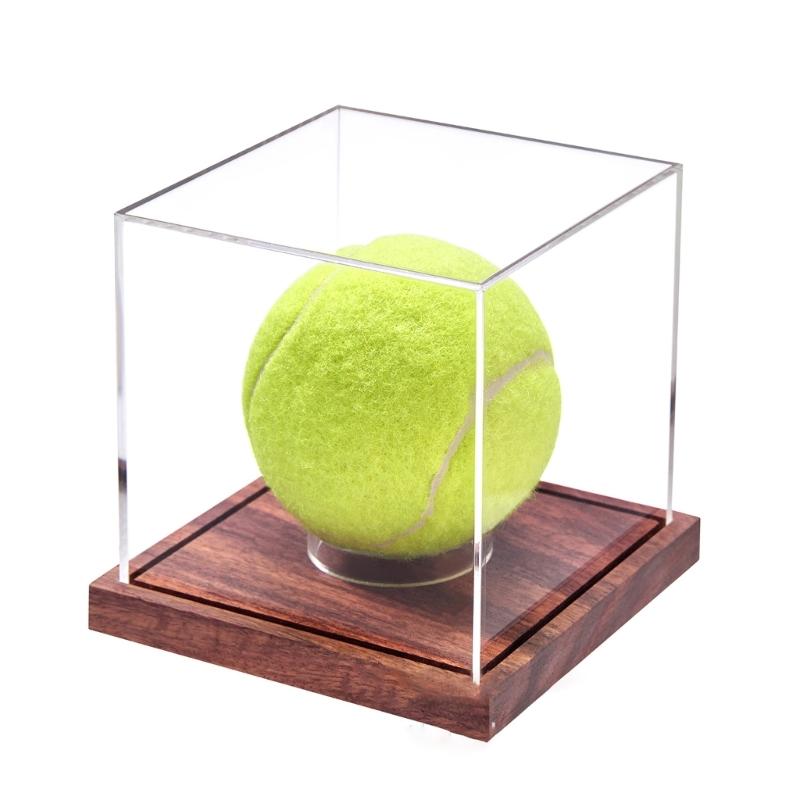 Acryl Transparante Honkbalhouder Golf Tennis Biljart Display Opbergdoos voor het Bewaren van Gesigneerde Sportartikelen