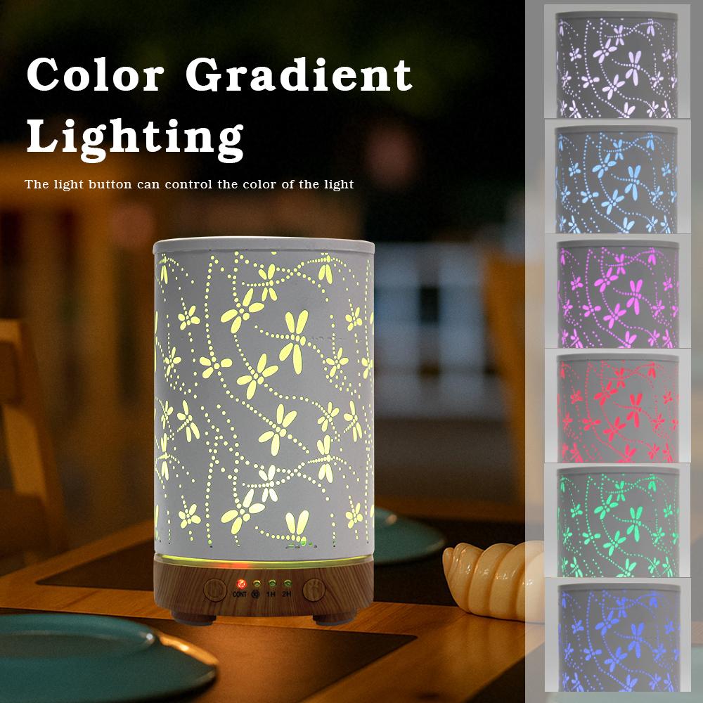 Essential Oil Diffuser 100ML Aroma Diffuser Cool Mist Humidifiers Dragonfly Scent Diffuser with Auto Shut-Off Protection
