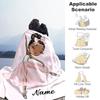 Girl Personalized Name Blanket Gift Customizable Blanket Soft & Cozy Versatile for Couch Bedding Livingroom Picnics Four Seasons Universal
