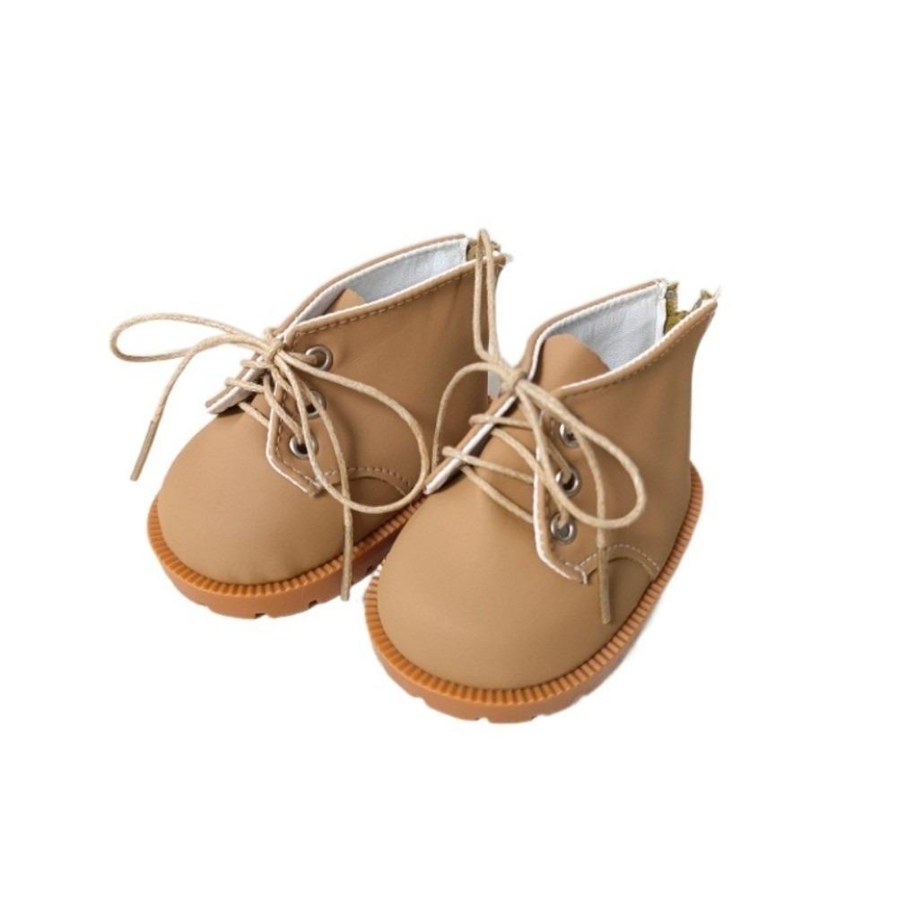 

Leather Material BJD Doll Shoes Stylish Design Doll Accessories Doll Leather Shoes BJD Doll Outfit світло-коричневого кольору