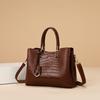 Crocodile Print Tote Bag Women's Shoulder Tote Bag