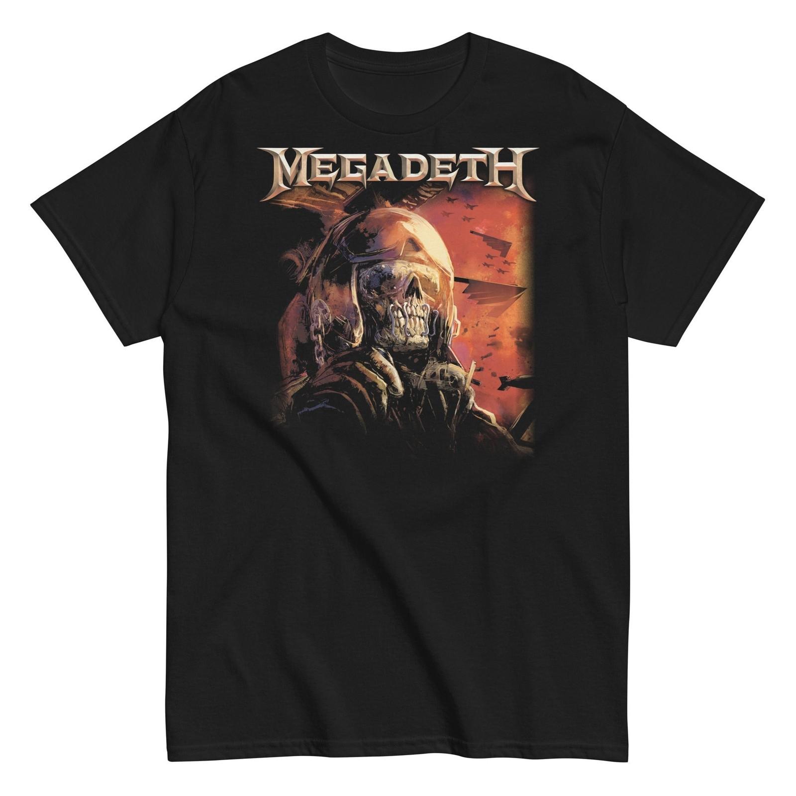 MerchMoment Megadeth Vic Staring T-Shirt T-Shirt Black New XXXL