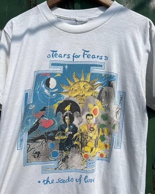 Винтажная футболка Tears for Fears The seeds of love Унисекс Концертная S-4XL S