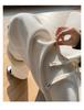 Women's High-Waist Fleece-Lined Wide-Leg Pants - Soft, Knitted, Loose-Fit for Autumn/Winter.