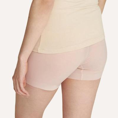Skinny Five Air Cooling Seamless Drawn Boxer Shorts (Skin, Black)