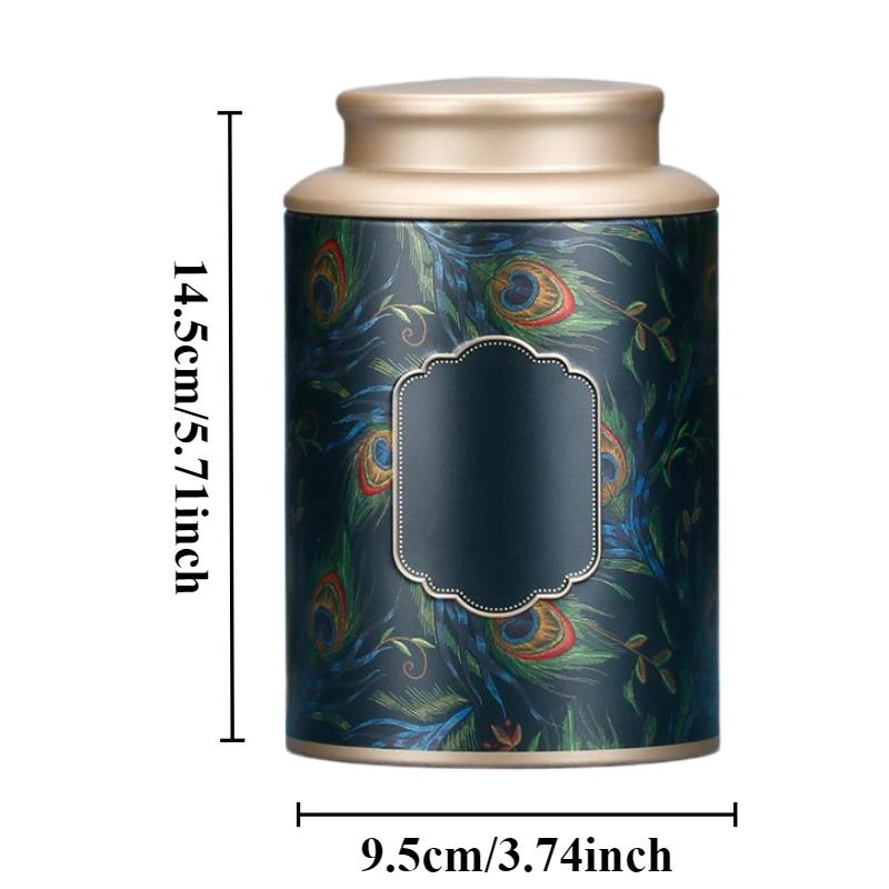 Tea Cans Iron Cans New Iron Boxes Empty Cans Half A Pound One Pound Dianhong Tea Rock Tea Jin Junmei Large Round