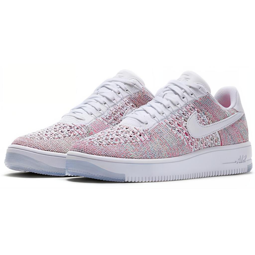 New Nike Air Force 1 Flyknit Low 'White Radiant Emerald' Women's 820256-102