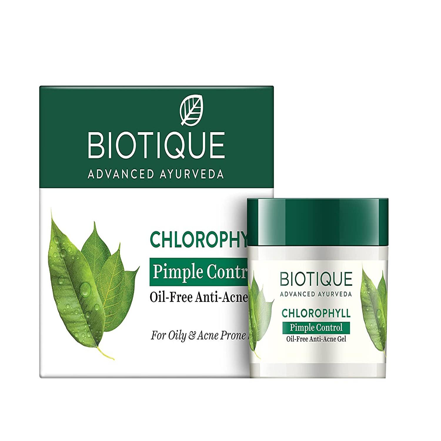 

Biotique Chlorophyll Безмасляный гель против прыщей (50 г)
