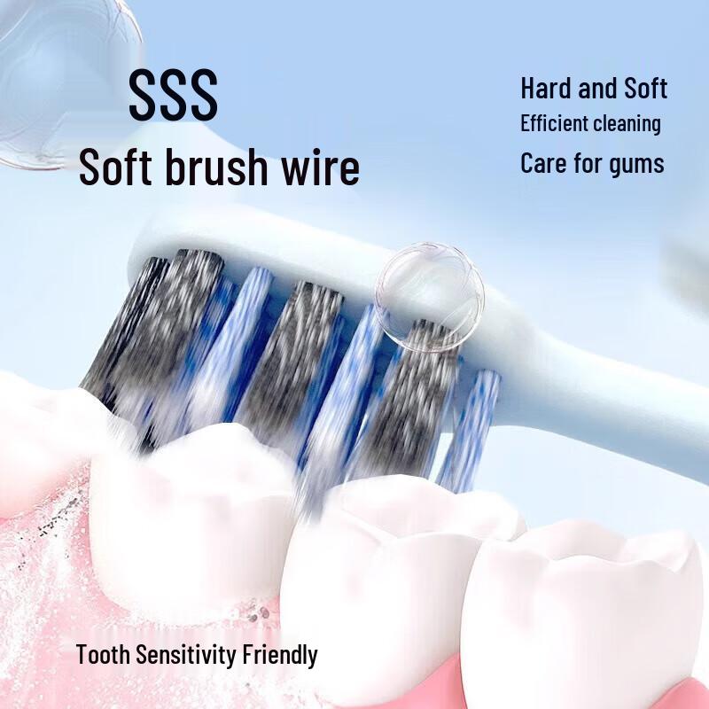 Saky Adult Wide-Head Soft Bristle Toothbrush