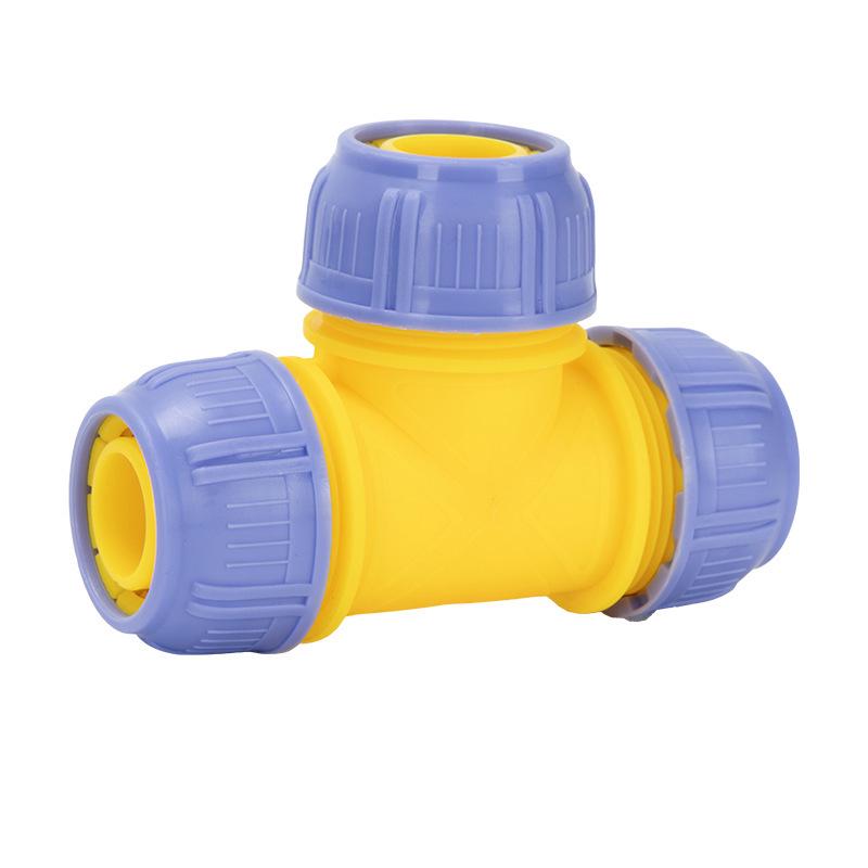 1 3-Way Water Pipe Distributor Quick Connect Hose Adapter