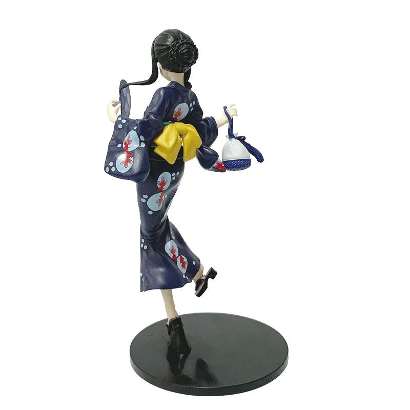 Lycoris Recoil Yukata Outfit Figure Nishikigi Chisato Inoue Takina Anime Girl Kimono Model Toy Gift