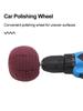 Car Polisher Buffer Pad Drill Ball Foam Buffing Pads Detailed Scratch Polishing Shank Diameter 6mm for Automotive Tire Hub Care