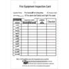 Ansell Fire Extinguisher Inspection Record Card Set