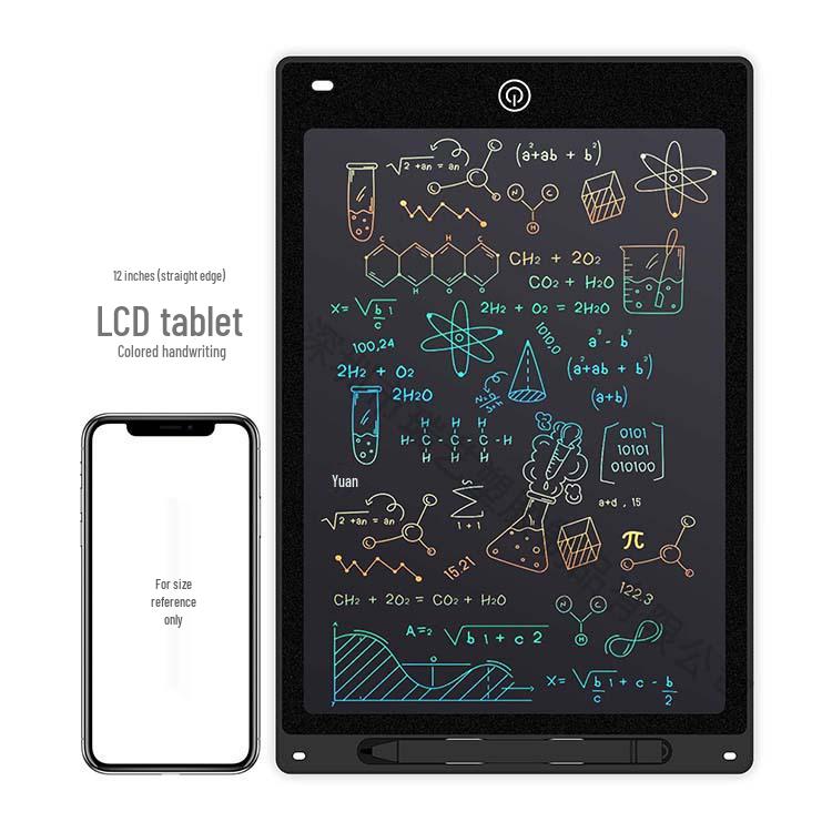 LCD Writing Tablet: 8.5/10/12 Inch Electronic Drawing & Painting Board for Kids - Hand-drawn & Blackboard Style.