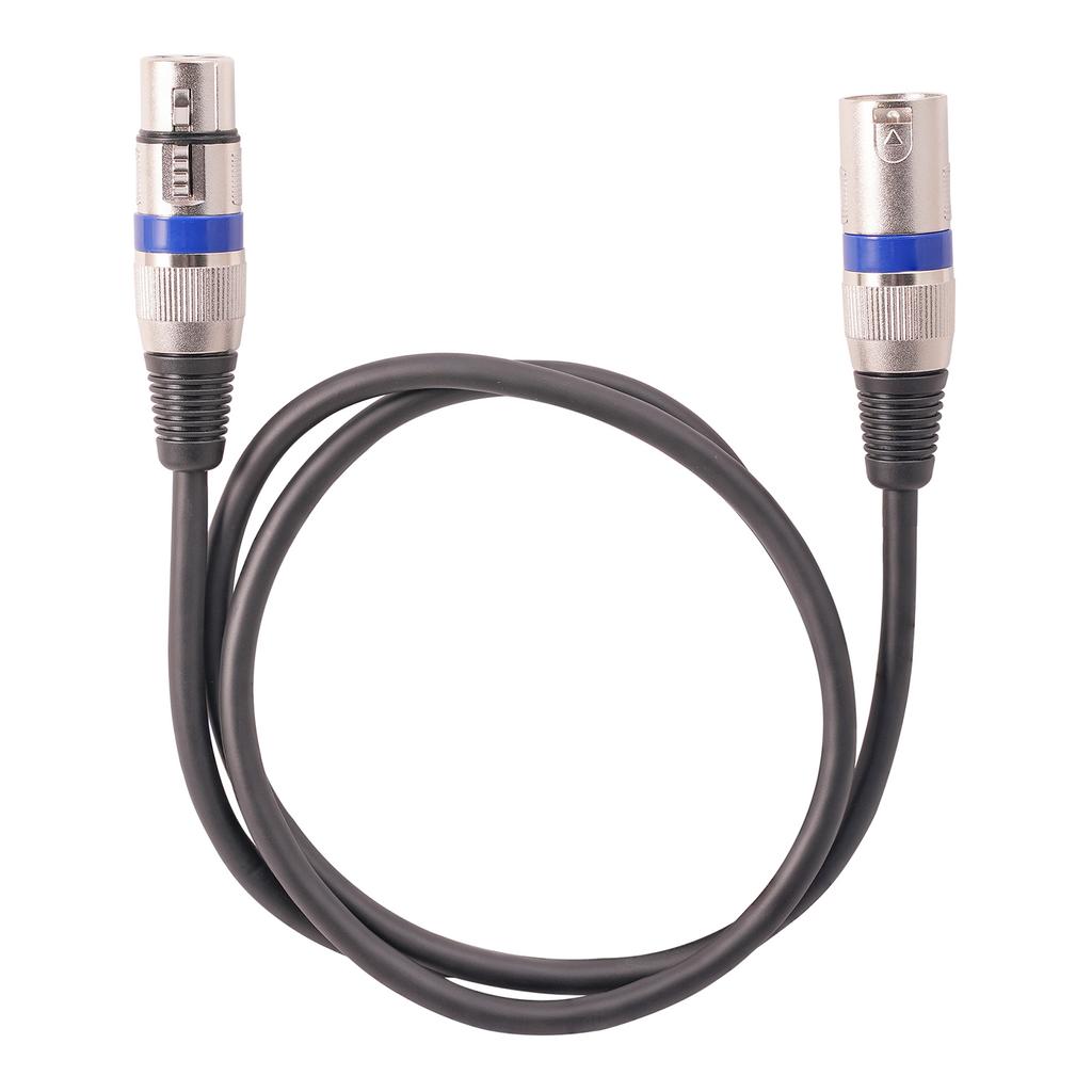 Durable Balanced Microphone Cable 3Pin XLR Male to Female Microphone Speaker Cable Anti-Tangling Audio Cord Replacement
