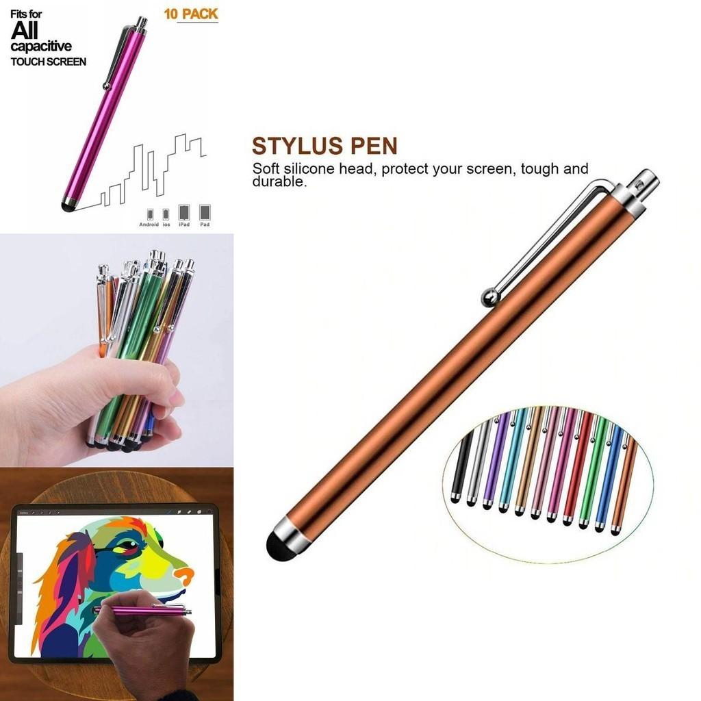 Langlebiger 10er-Pack Metall Universal-Stylus-Stifte für präzise Touchscreen-Eingabe auf Tablets und Handys