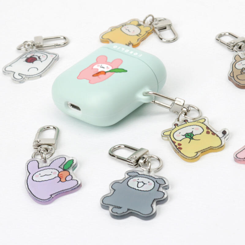 Anonymous Acrylic Keychain Animal
